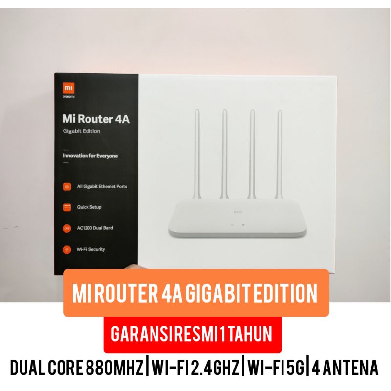 Mi Router 4A Gigabit Edition Garansi Resmi 1 Tahun xiaomi router 4a router xiaomi router 5G
