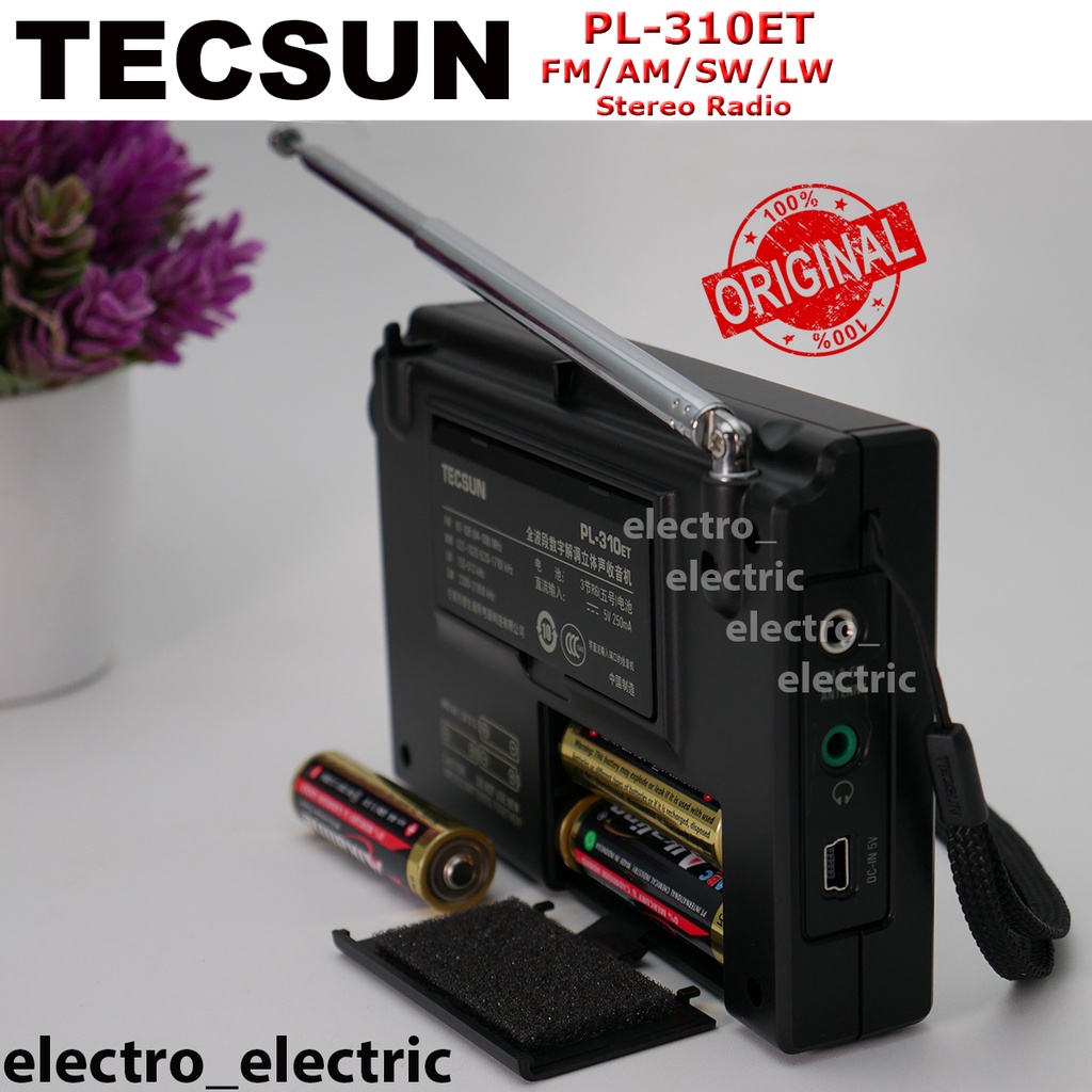 Radio Tecsun PL 310ET AM/FM/SW/LW Original