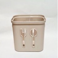 tempat sendok garpu pisau sebaguna cutlery holder 2 sekat asvita