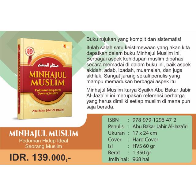 Kitab Minhajul Muslim_Pedoman hidup ideal  seorang muslim