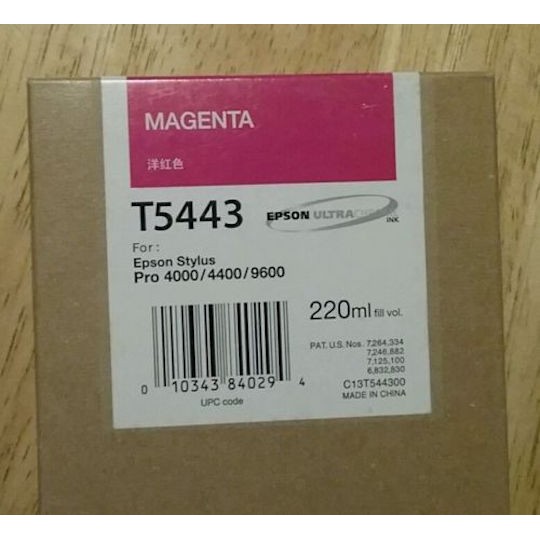 Catridge Tinta Original Epson T5443 Epson Pro 4000 4400 9600 Magenta