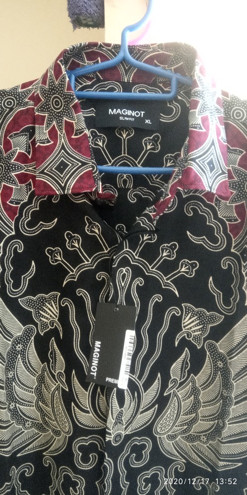 Maginot Kemeja Batik Pria Arjuna-ss Lengan Pendek