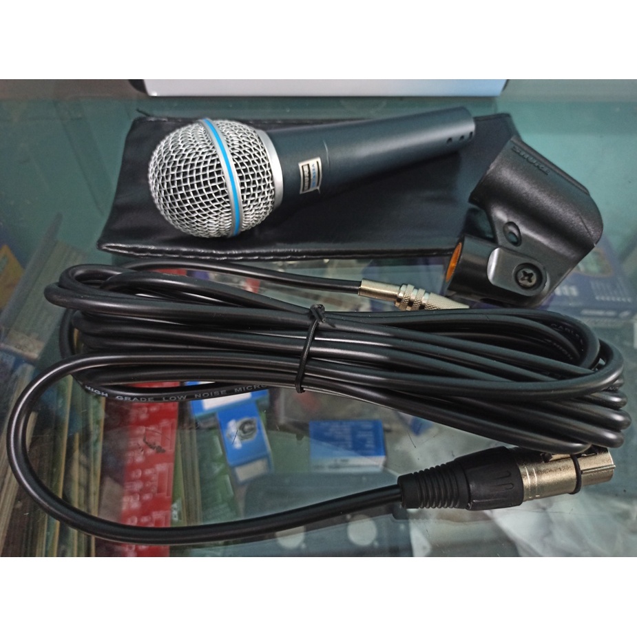 Microphone MIC Cable KARAOKE PROFESIONAL Shure Beta 58A by MEXICO