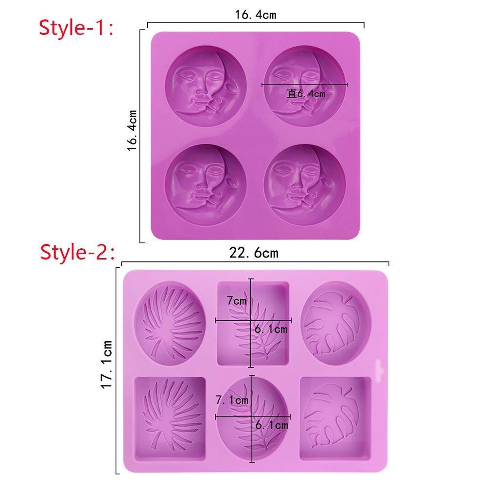 Chookyy Cetakan Sabun4/6 Rongga Clay Tools DIY Craft Handmade Kue Resin Molds