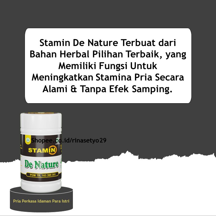 Diskon 7 Pilihan Stamin De Nature Obat Kuat Pria Tahan Lama Suplemen Penambah Stamina Pria Isi 