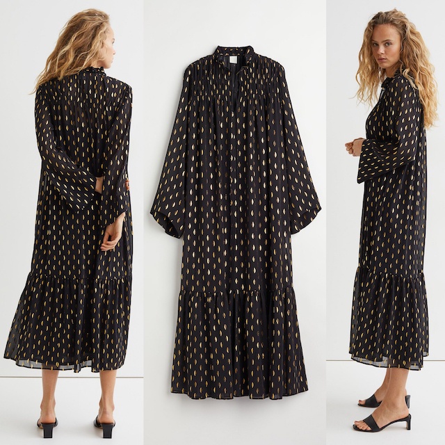 3267 - Maxi Dress HM Long Chiffon Dress (INCLUDE INNER)-2