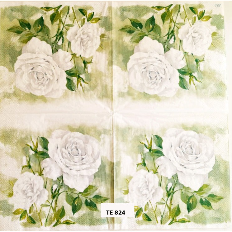 TISU NAPKIN DECOUPAGE EROPAH 33X33 CM TE 824 TTS