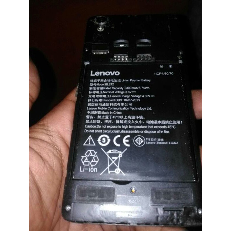 LCD FRAME SPEAKER KAMERA baterai MESIN LENOVO A6000 A6000+ A6600