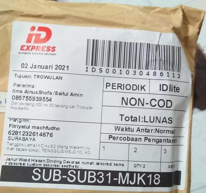 Janur Wood (pembelian /pcs) Rumah Dekorasi Kamar Dekorasi Custom Dekorasi