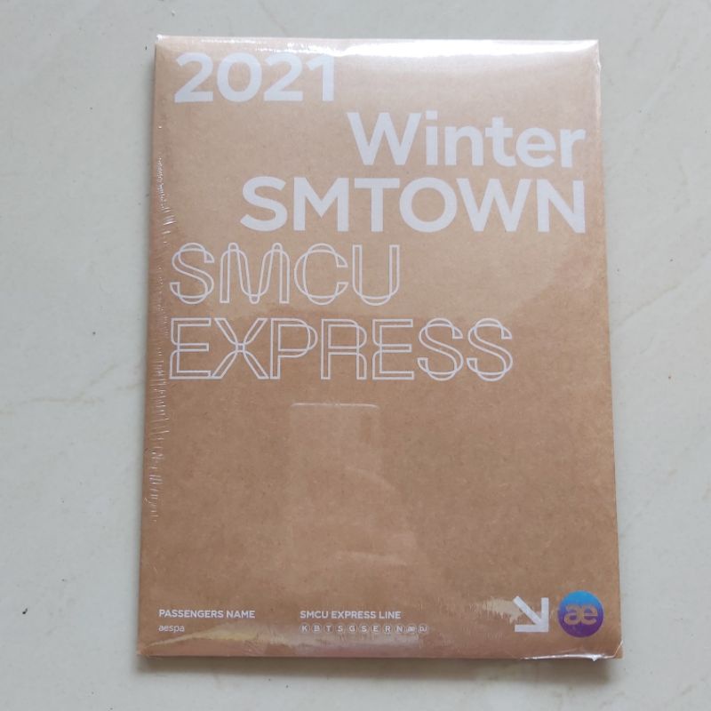 2021 WINTER SMTOWN SMCU EXPRESS AESPA ALBUM SEALED