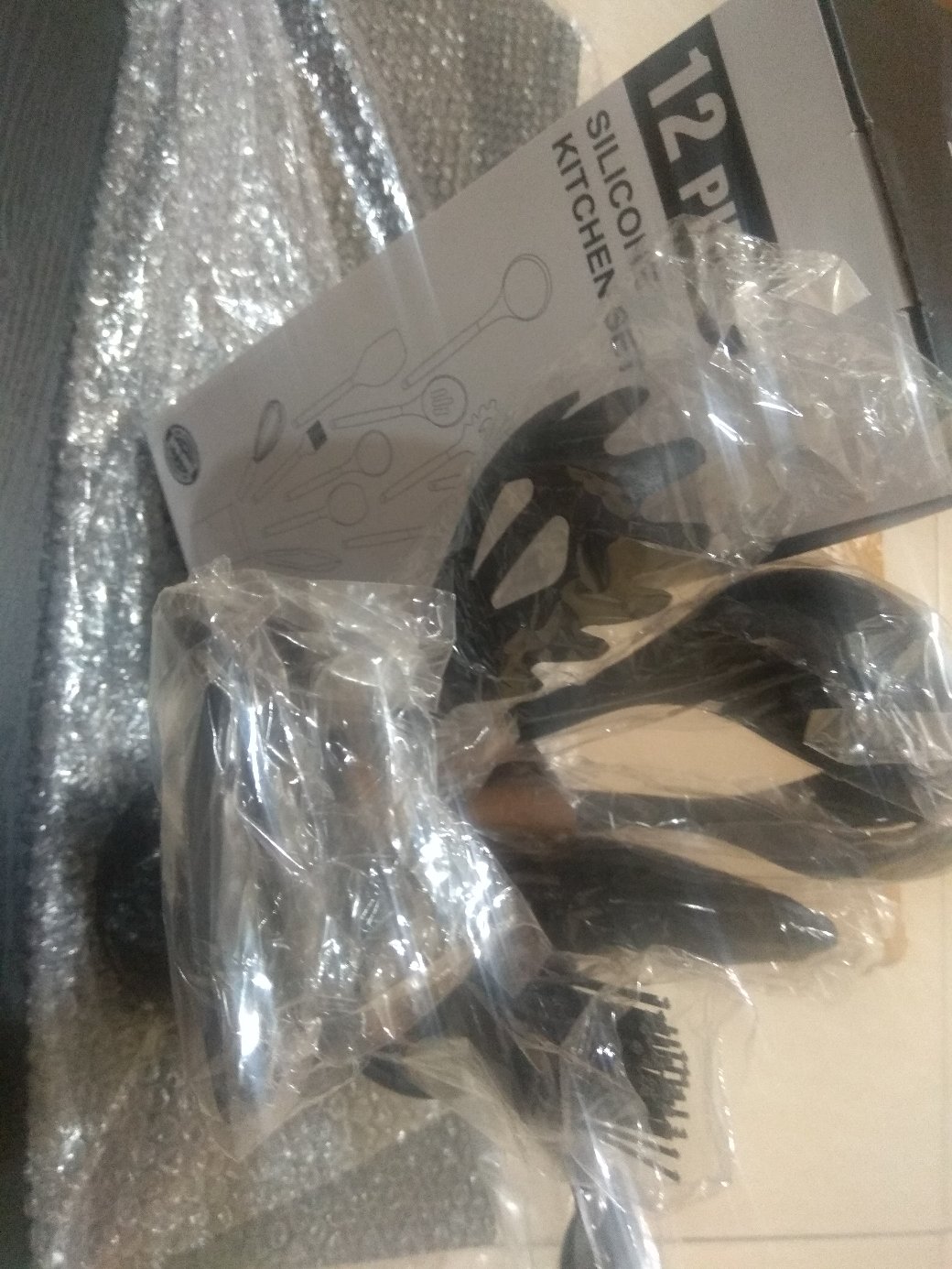 Az Sutil Silikon Spatula Silicone Sodet Alat Masak Set 8pc Import / Gagang Kayu Premium Quality