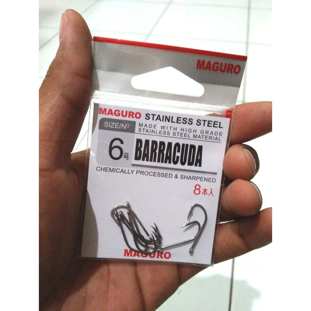 MAGURO BARACUDA SIZE 6 SIZE BESAR KAIL LEHER PANJANG