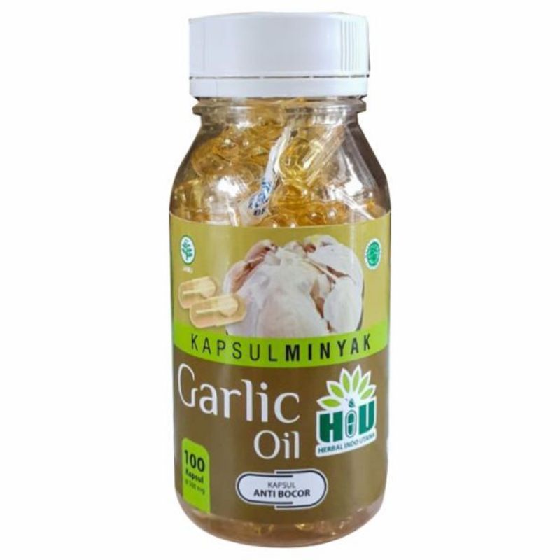 Garlic Bawang Putih 100 kapsul - HIU Garlic