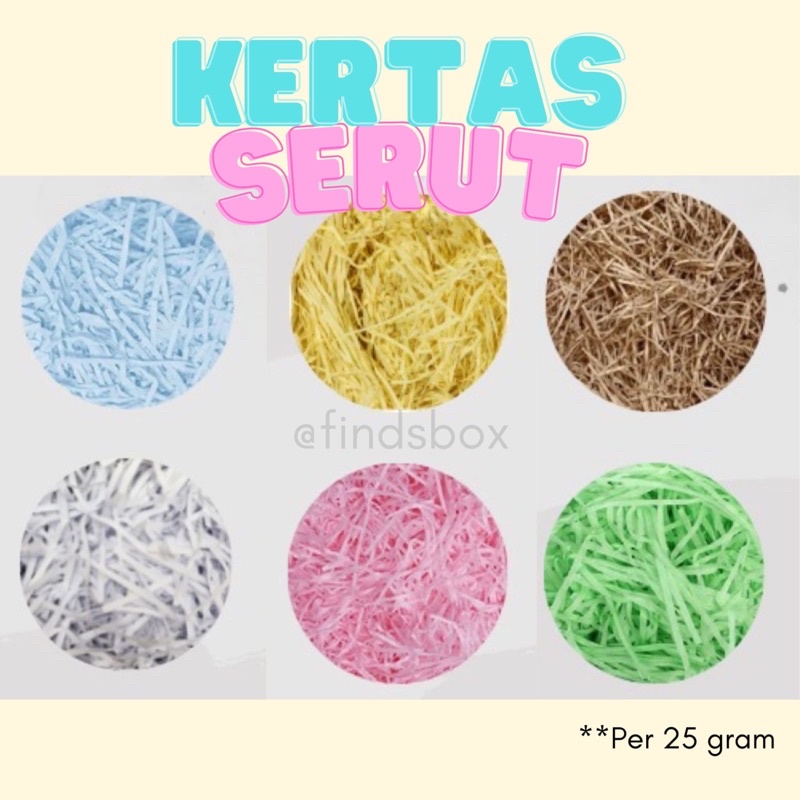 

Kertas Serut Potongan Cacah | Shredded paper Hampers