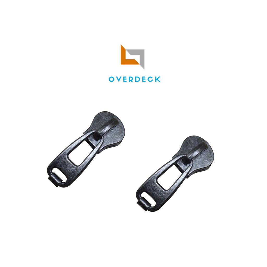 10 PCS KEPALA RESLETING VISLON NO 5 BLACK NIKEL - VN 1298 BN