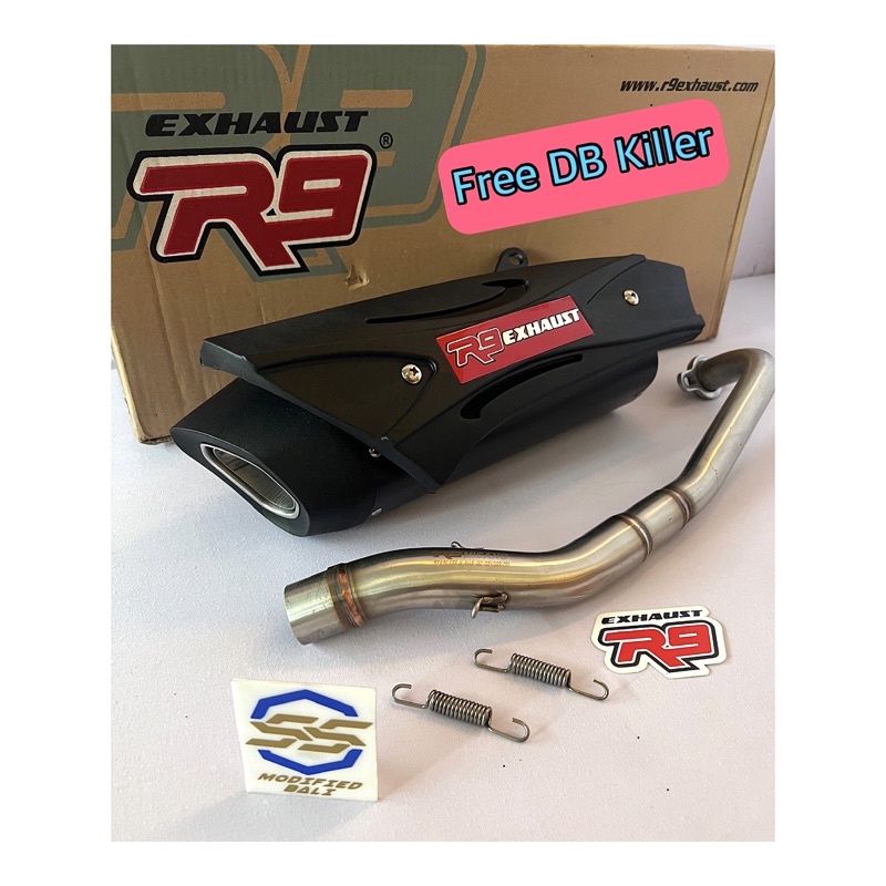 [R9]Knalpot R9 Misano Racing Original Nmax Old Nmax New Aerox Old Pcx150 Pcx160 Adv150 Beat Scopy Va