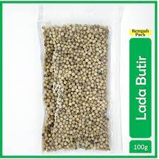 LADA PUTIH / MERICA / Whole White Pepper / 100g