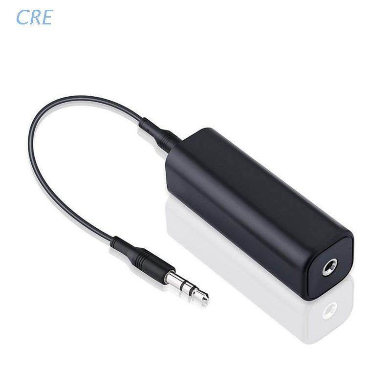 Cre Filter Kabel Audio Aux 3.5mm Anti Gangguan Noise Isolator Portable Bahan Plastik Untuk Mobil