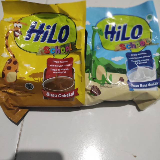 

Hilo school 350 gram (10 sachet)