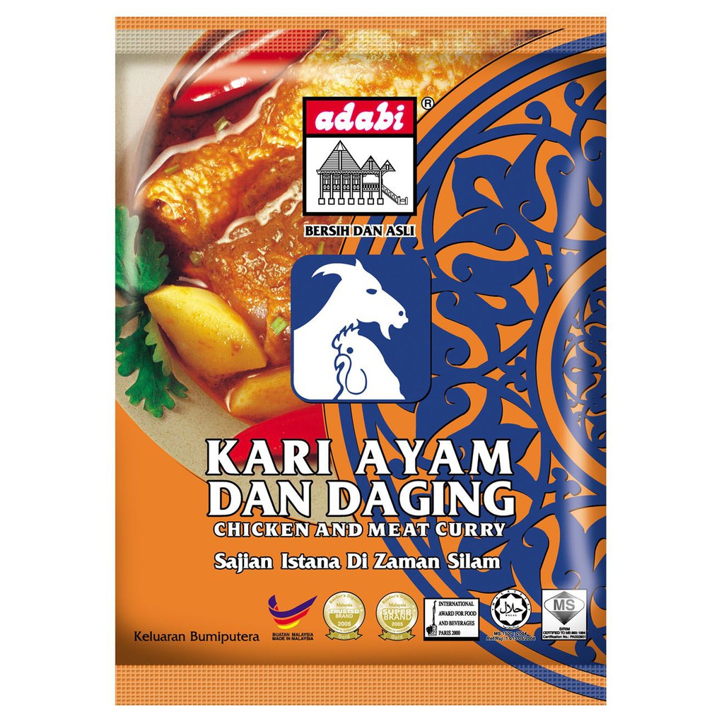 

KARI AYAM DAN DAGING ADABI-MALAYSIA