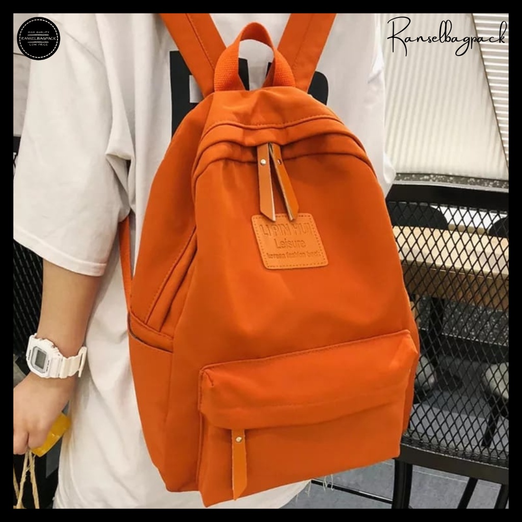 Tas Ransel Pria - Tas Sekolah Kuliah Traveling Remaja Dewasa Model Terbaru Kekinian Termurah Import Lokal Korea Stylish Original Multifungsi Backpack Punggung Bahu Unisex Perempuan Cewek Cowok