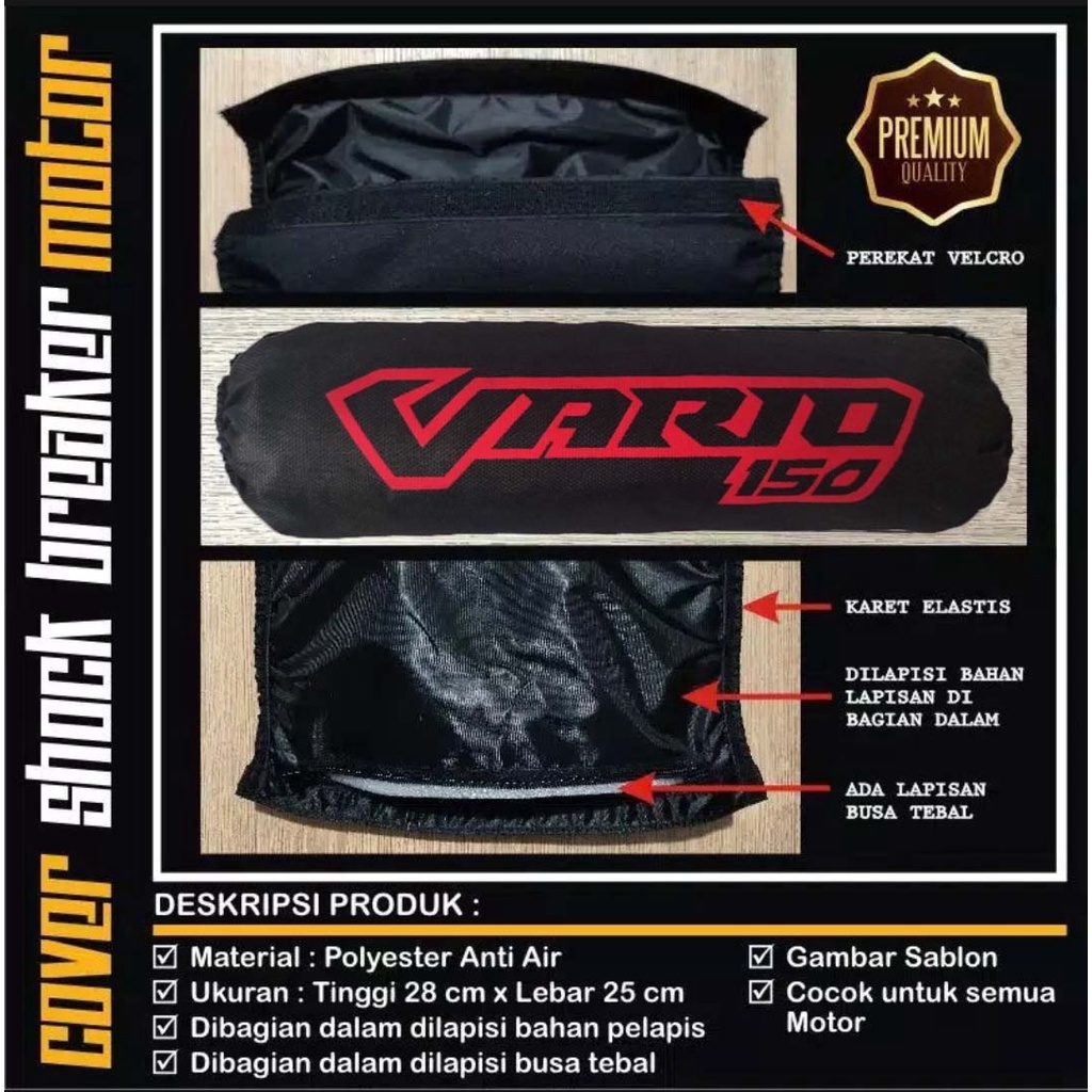 Sarung Shock Belakang Cover Shockbreaker Cover Shockbreaker Universal