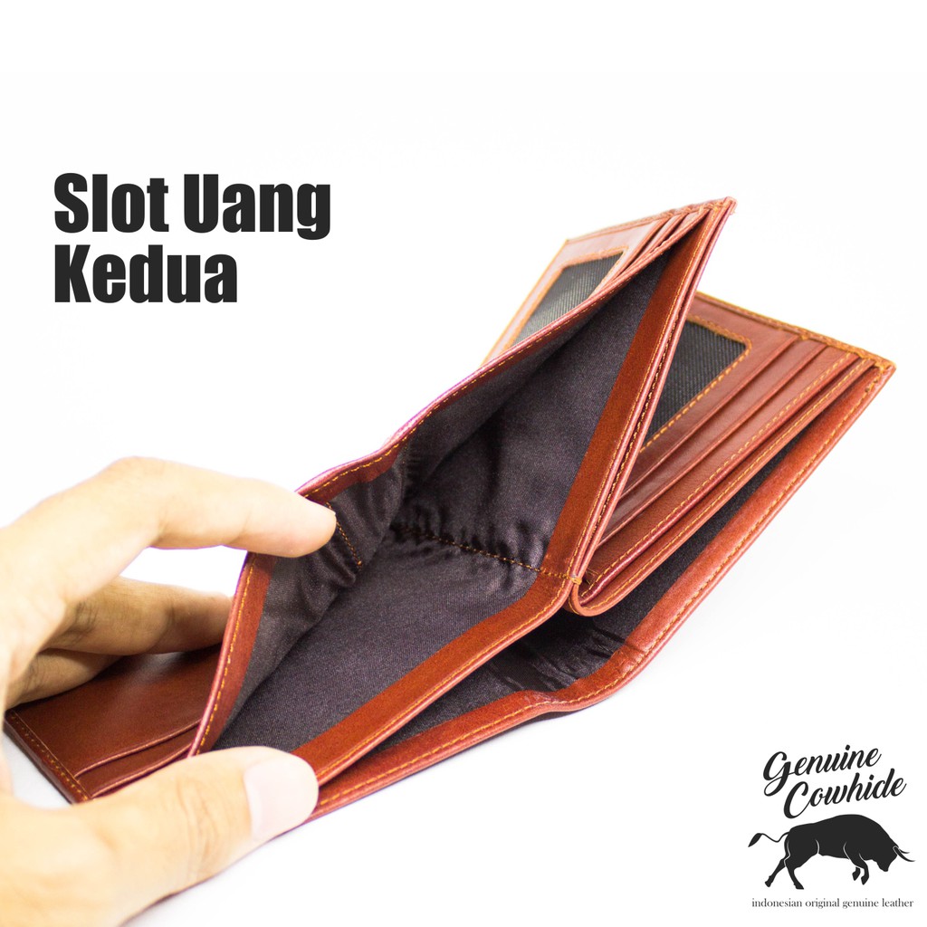 Dompet Pria Model 3D - Dompet Kulit Asli Model 3D - Dompet 3D