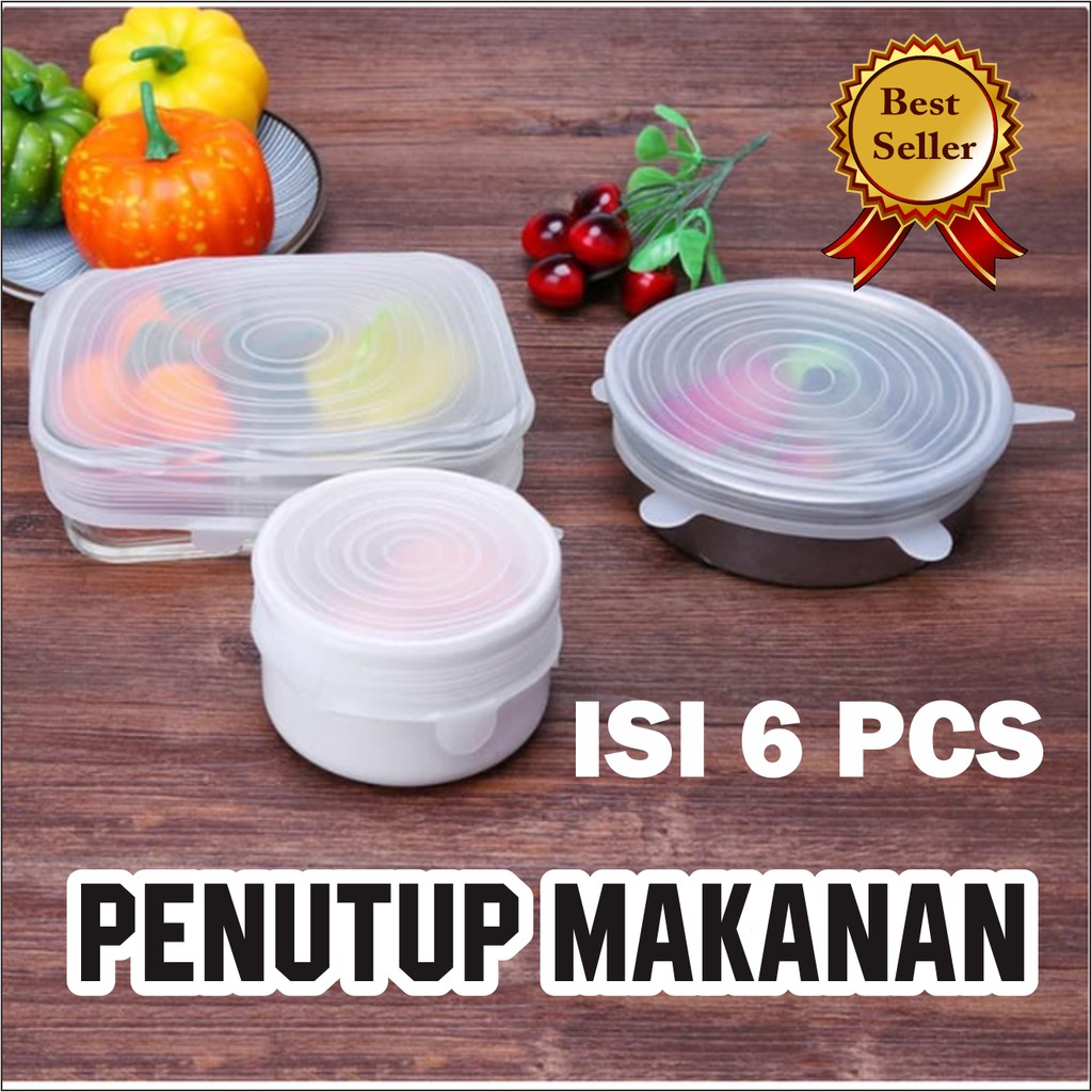 penutup makanan  penutup makanan silicon  penutup silikon  silikon  Penutup Makanan Silikon Food
