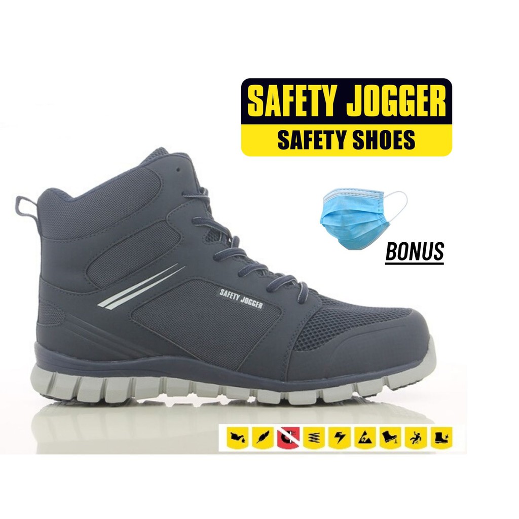 Sepatu Safety JOGGER ABSOLUTE NAVY S1P SRC ESD