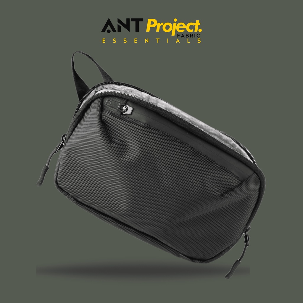 ANT Project Tas Pouch Pria Handbag ANT Noir