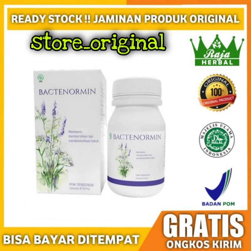 Bactenormin Asli 100% Original Obat Parasit Tubuh Asli Herbal