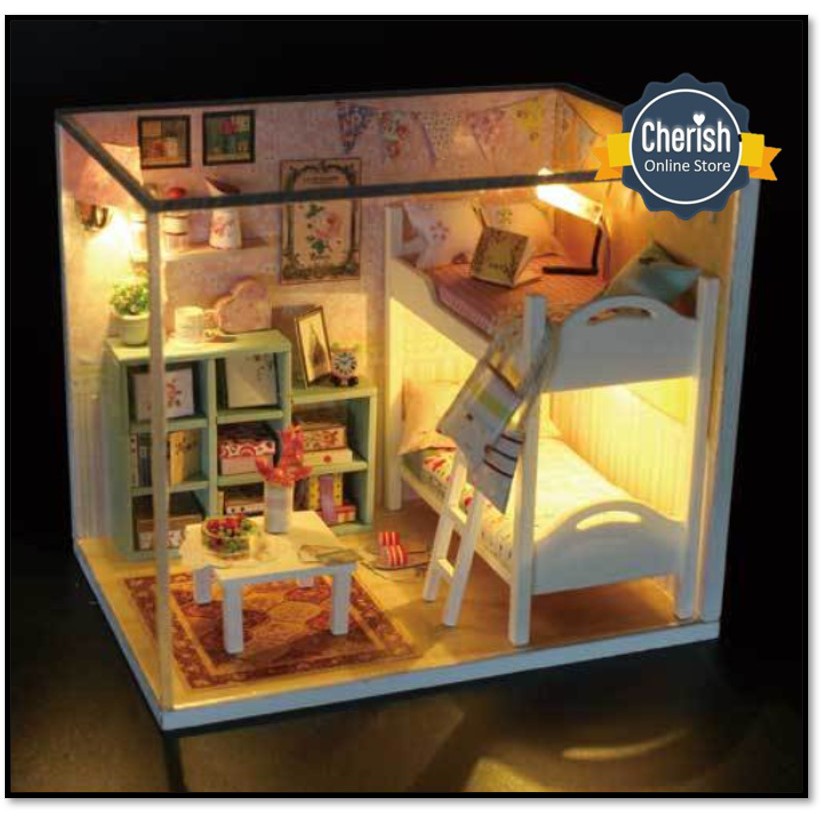 Kado Anak Mewah - Puzzle interior - Puzzle Furniture - Miniature Kamar - M020