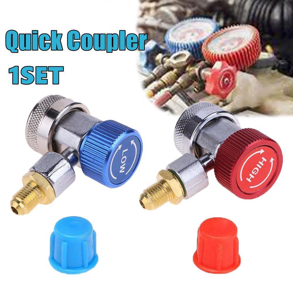 Populer Quick Coupler Aksesoris Otomotif Adaptor Kuningan Mobil Quick Coupler Connector Ac Mobil Quick Connector