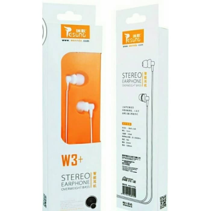 Resong W3+ Stereo earphone Powerful Thubass