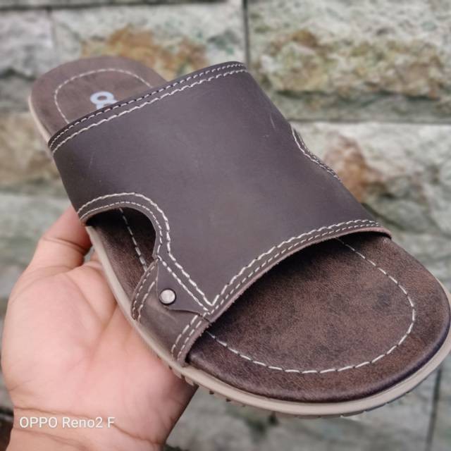 SANDAL KULIT PRIA ODON CIBADUYUT GARANSI 100% BAHAN KULIT ASLI