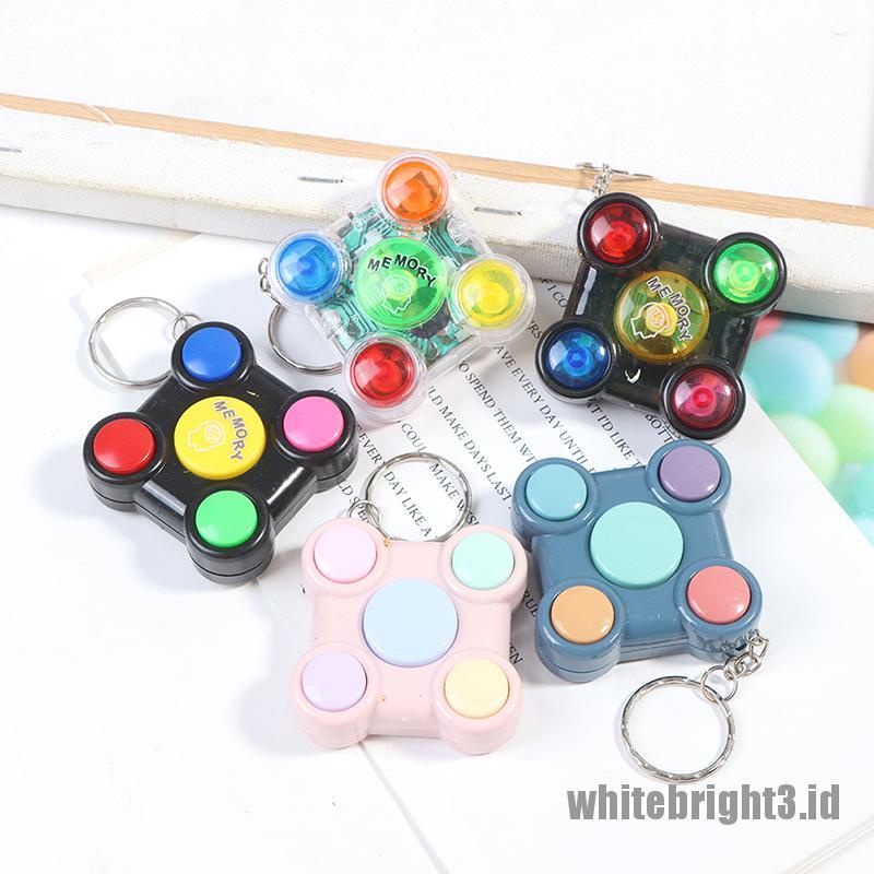 (white3) Mainan Kubus Labirin Portable Bentuk Gamepad Untuk Penghilang Stress