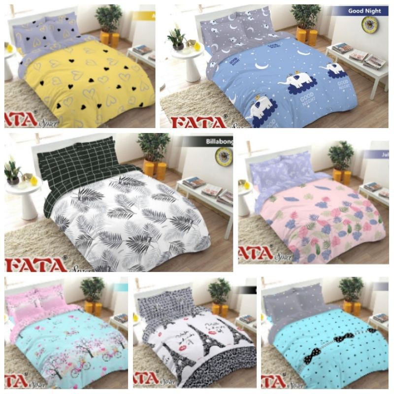 BNB Sprei FATA King No 1 / Queen No 2 / Single No 3 - Seprei Motif Lucu Minimalis 180 160 120 Murah