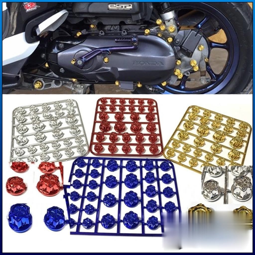 [P030] Tutup Baut L Body Shock Knalpot CVT Blok Mesin Variasi Motor Beat Mio Scoopy Nmax Aerox PCX