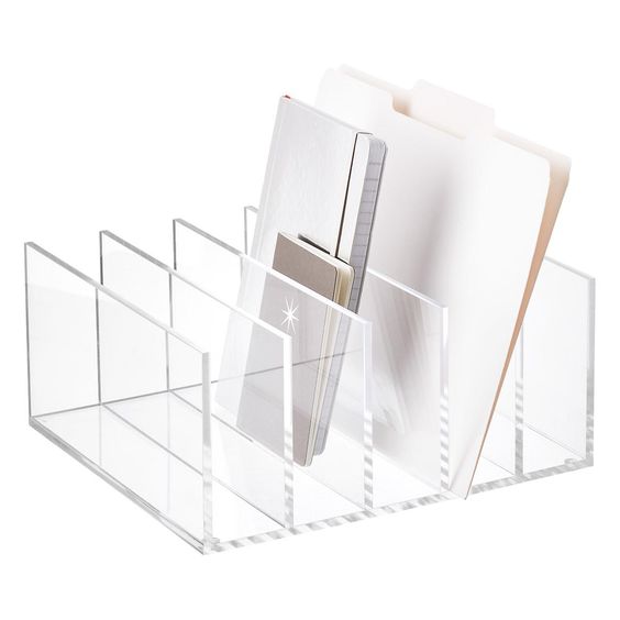 

Pembatas Buku Rak Akrilik Book Divider Acrylic Organizer