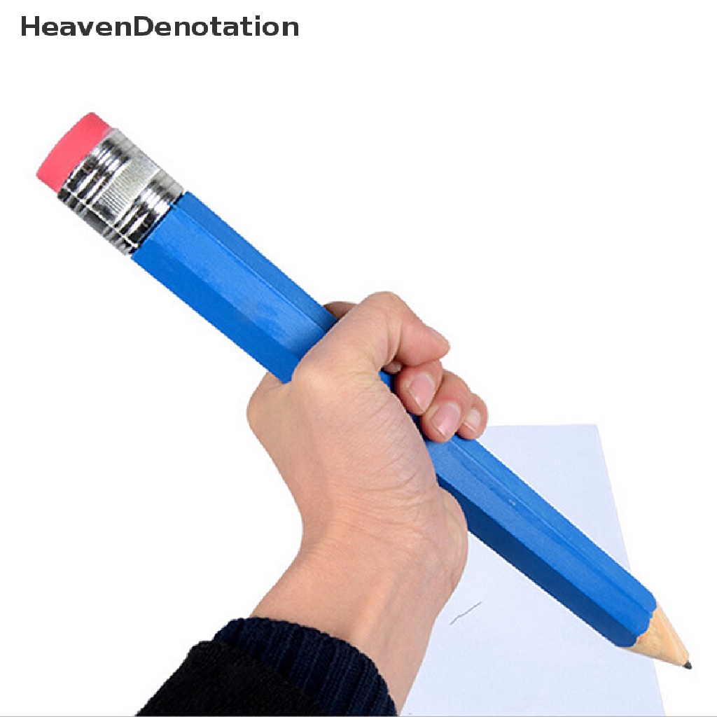 (Heavendenotation) 1pc Pensil Super Besar 35cm Untuk Anak