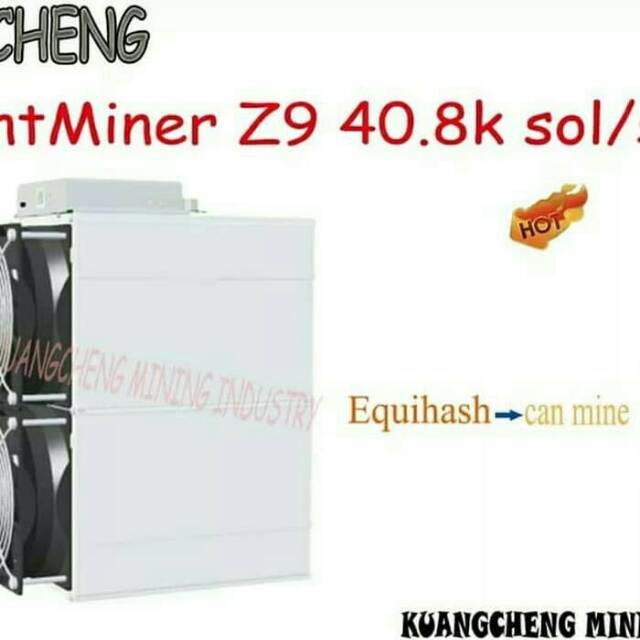 Asic Equihash Miner Antminer Z9 40.8k Sol/s With 1800W Power Supply