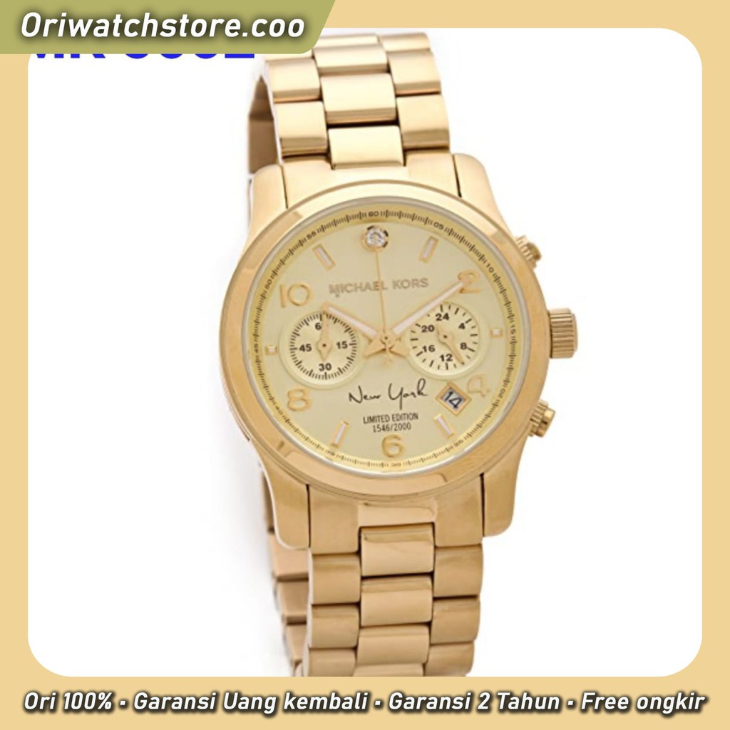 TERLARIS MICHAEL KORS ORIGINAL GARANSI JAM TANGAN WANITA MK 5662