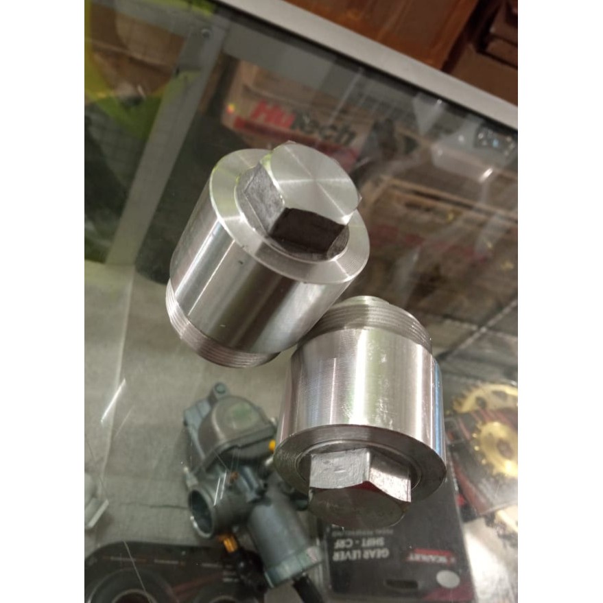 Peninggi Shock Depan Belakang CRF 150L KLX BIGFOOT ALUMUNIUM SILVER