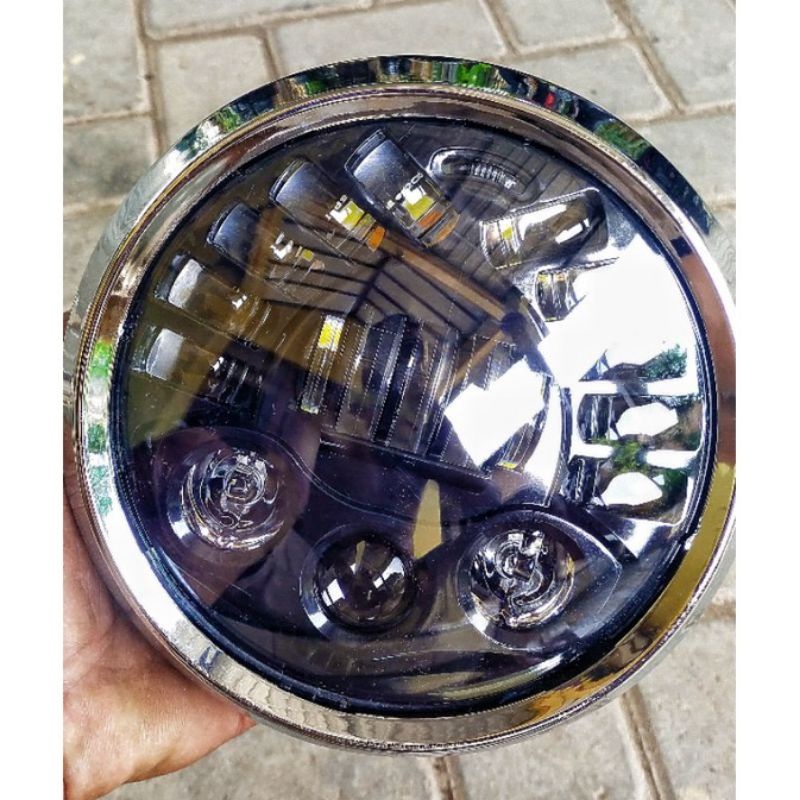 LAMPU DEPAN BULAT DAYMAKER HEADLAMP RX KING SCORPIO