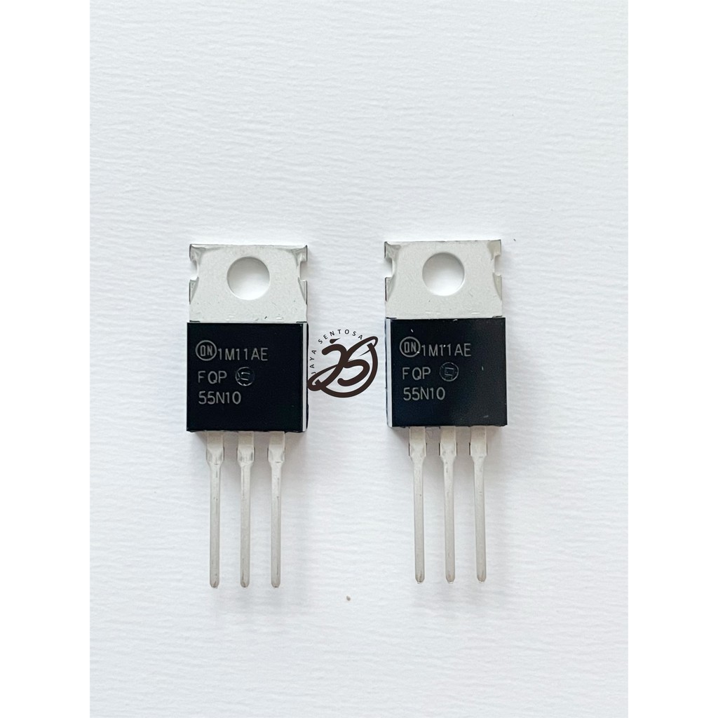 55N10 ORIGINAL (1 buah) MERK ON FQP 55N10 MOSFET ASLI ORI FQP55N10