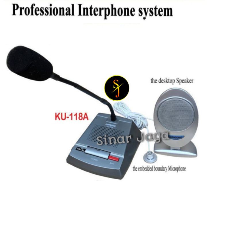 Mic Loket Anysong KU 118A Interphone System ORIGINAL