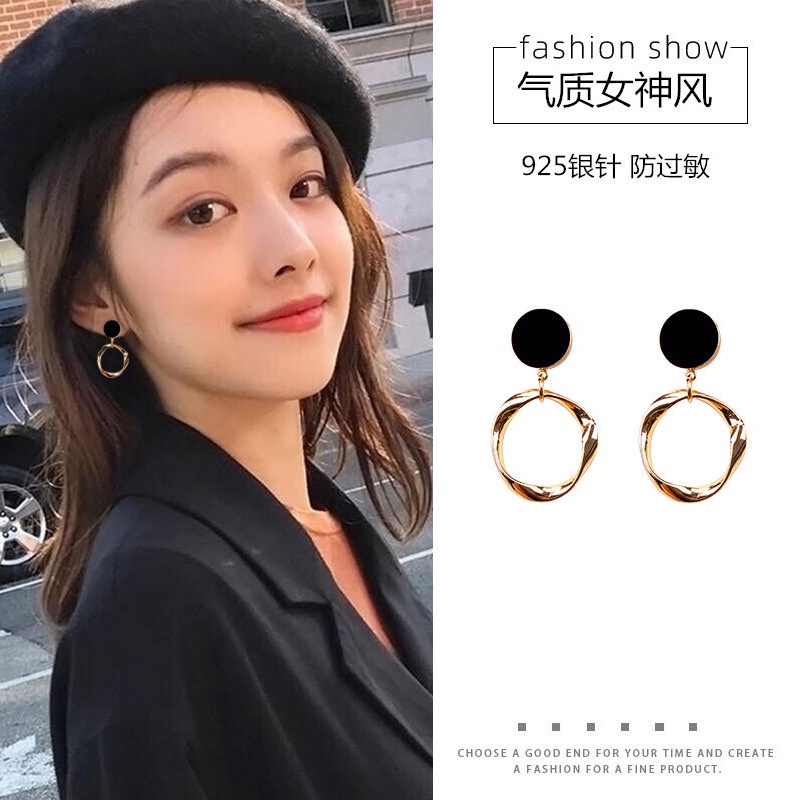 2022 Anting Klip sterling silver 925 Gaya Korea Untuk Wanita