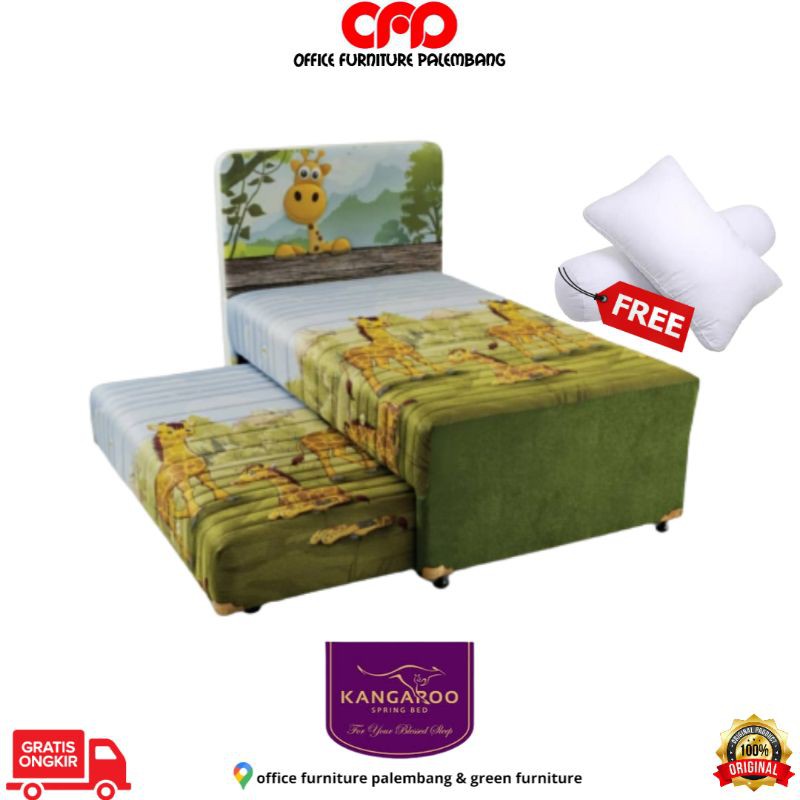 Jual spring bed sorong 2in1 bed sorong bed dorong kangaroo kimya
