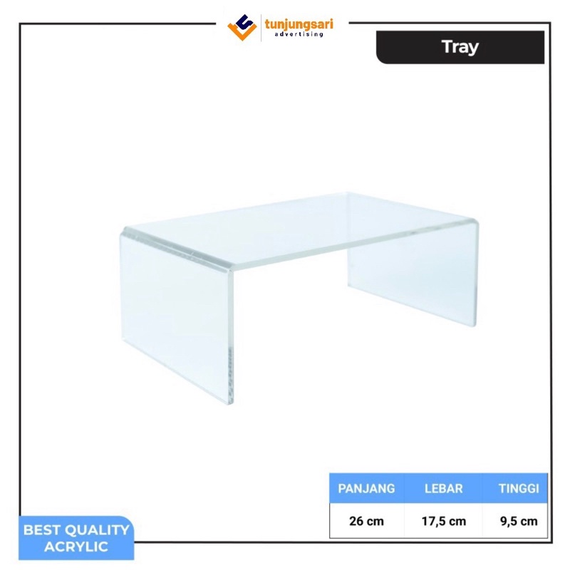 

Rak / Tray / Tatakan Meja Akrilik / Tatakan Serbaguna