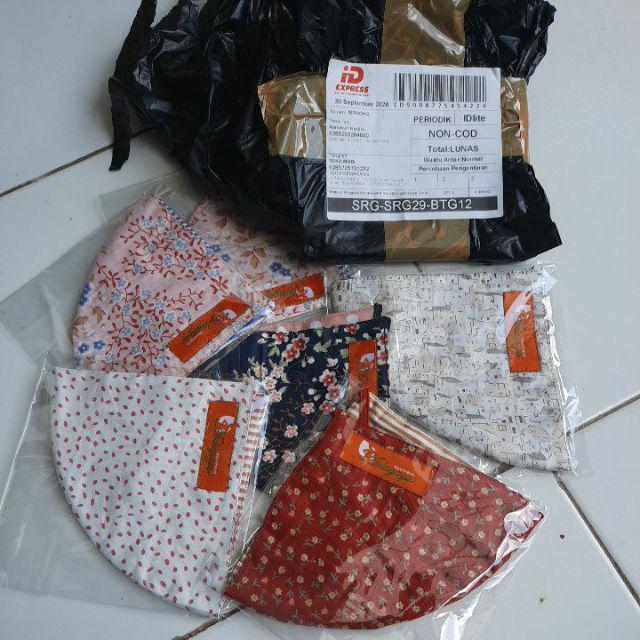 Masker Arlagayo Bolak Balik, Harga Grosir Motif Unik (1 Tali)